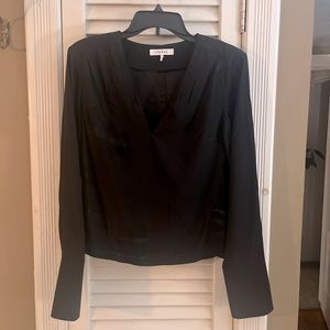 Frame silk black dressy shirt